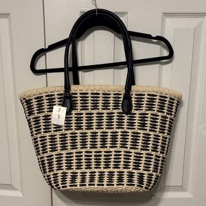 On 34th Isabellaa XL Straw Drawstring Tote
